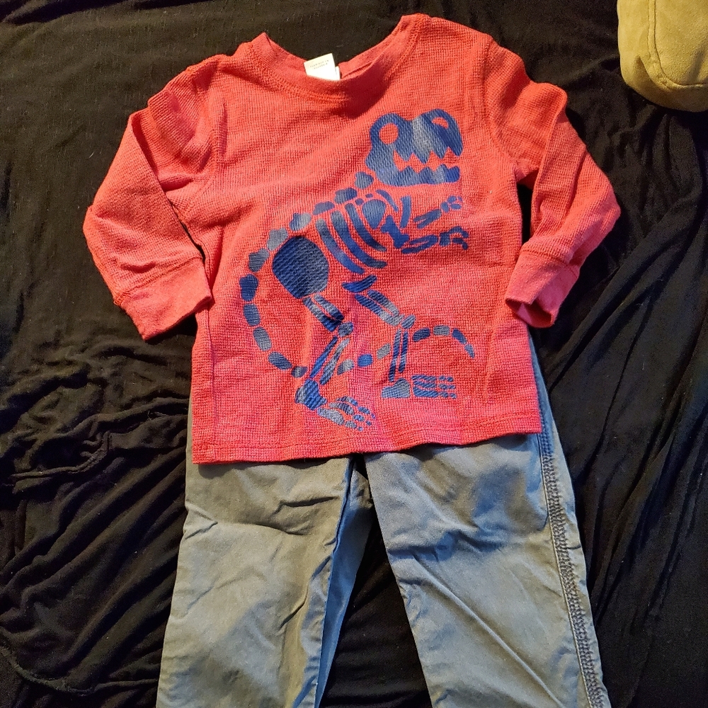 Boys dinosaur outfit 2T